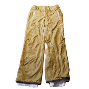 Liquid Freerider Womens Medium Gold Snowboard Ski Pants Nylon